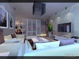 現(xiàn)代風(fēng)格客廳裝修效果圖賞析 長延居會展明珠案例